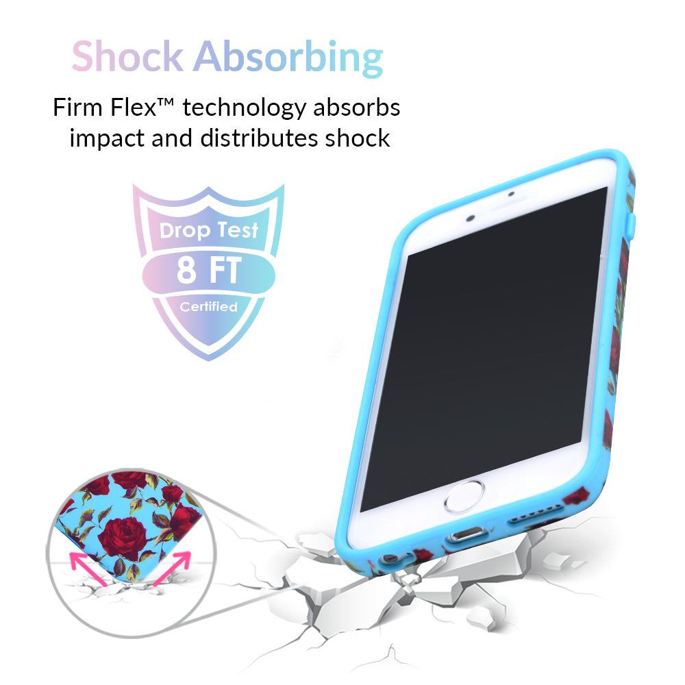 Blue Roses Floral iPhone Case - Thumbnail 2