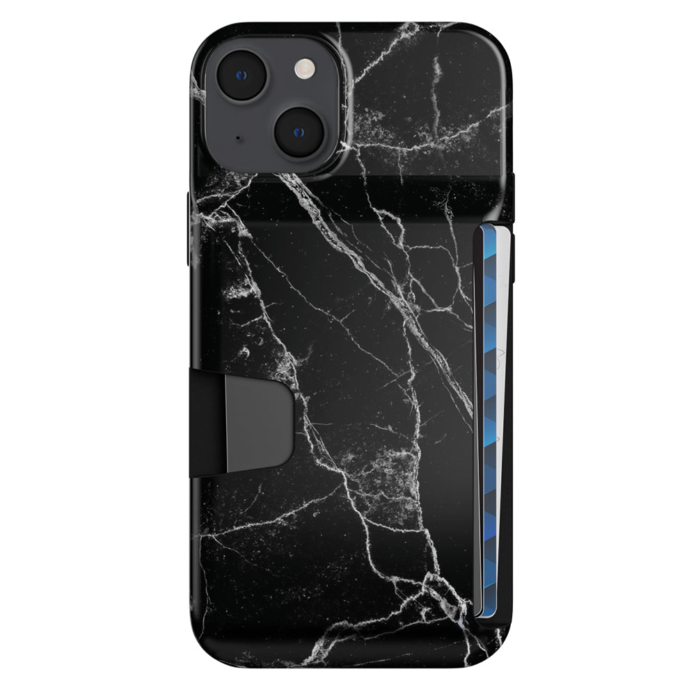 iPhone 14 Plus Black Marble Cute Phone Case
