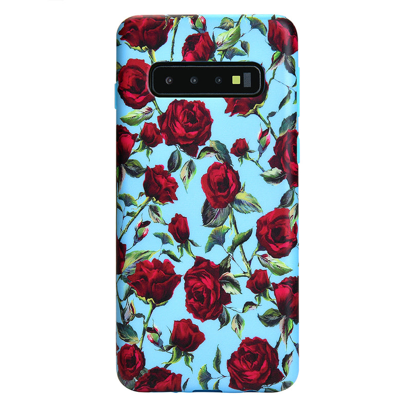 Blue Roses Floral Samsung Galaxy Case