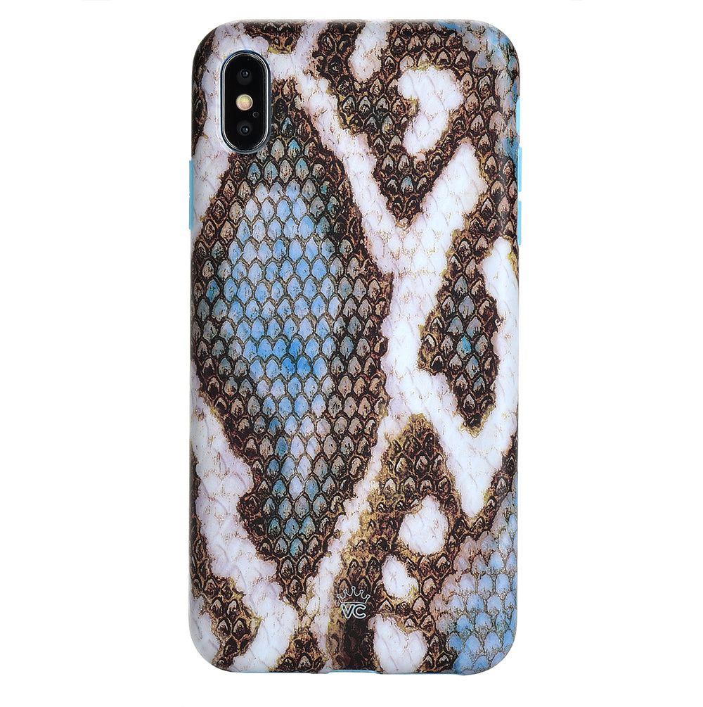 Blue Snakeskin iPhone Case iPhone Xs Max
