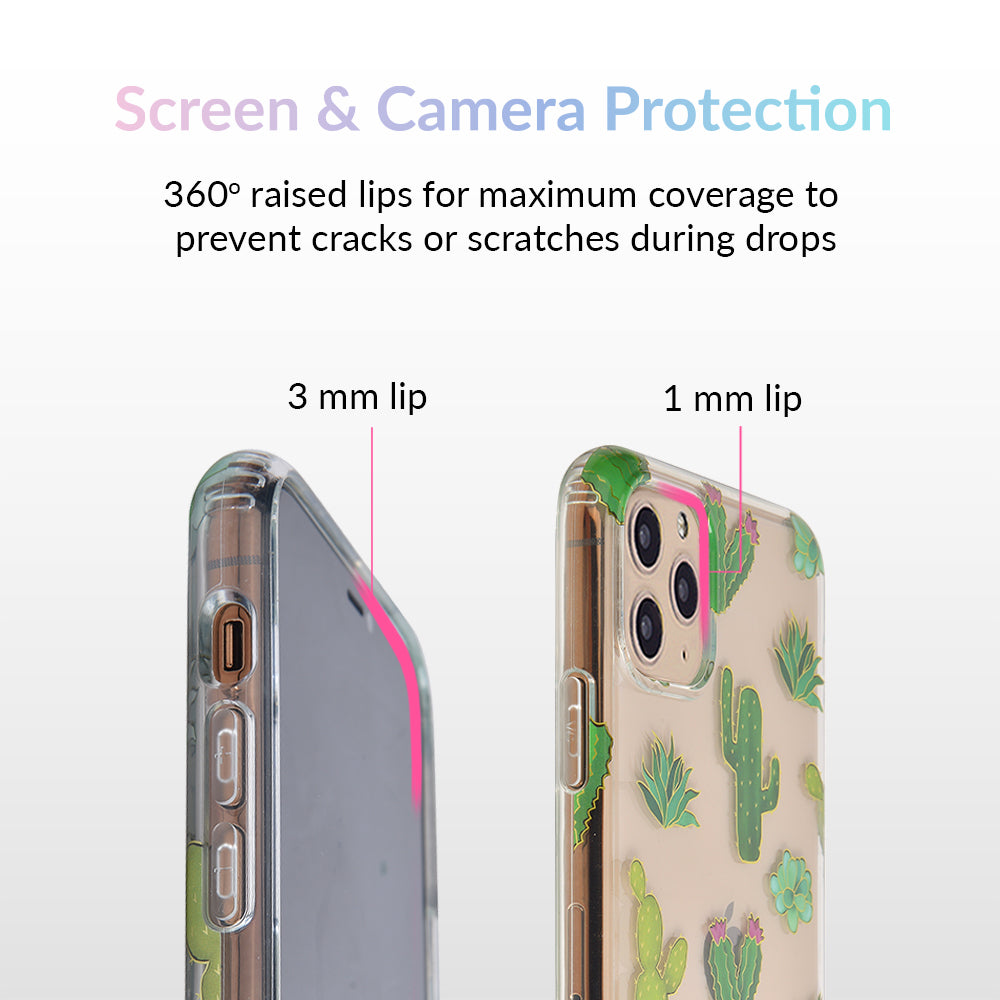 Plant Cactus Phone Case Cover for iPhone 15 14 13 12 Pro Max XR XS X 11 7 8  Plus 13 Mini Silicone Soft Fundas Shell Capas Bags