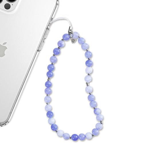Blue Opal Phone Charm