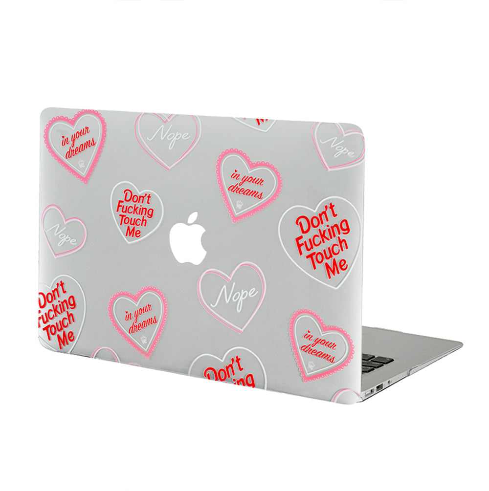 Don't Touch MacBook Case
