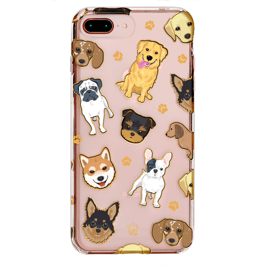 Velvet Caviar Compatible with iPhone Xs Max Case Dog for Women & Girls - Cute Clear Protective Phone Cases (Pug, French Bulldog, Golden, Yorkie)