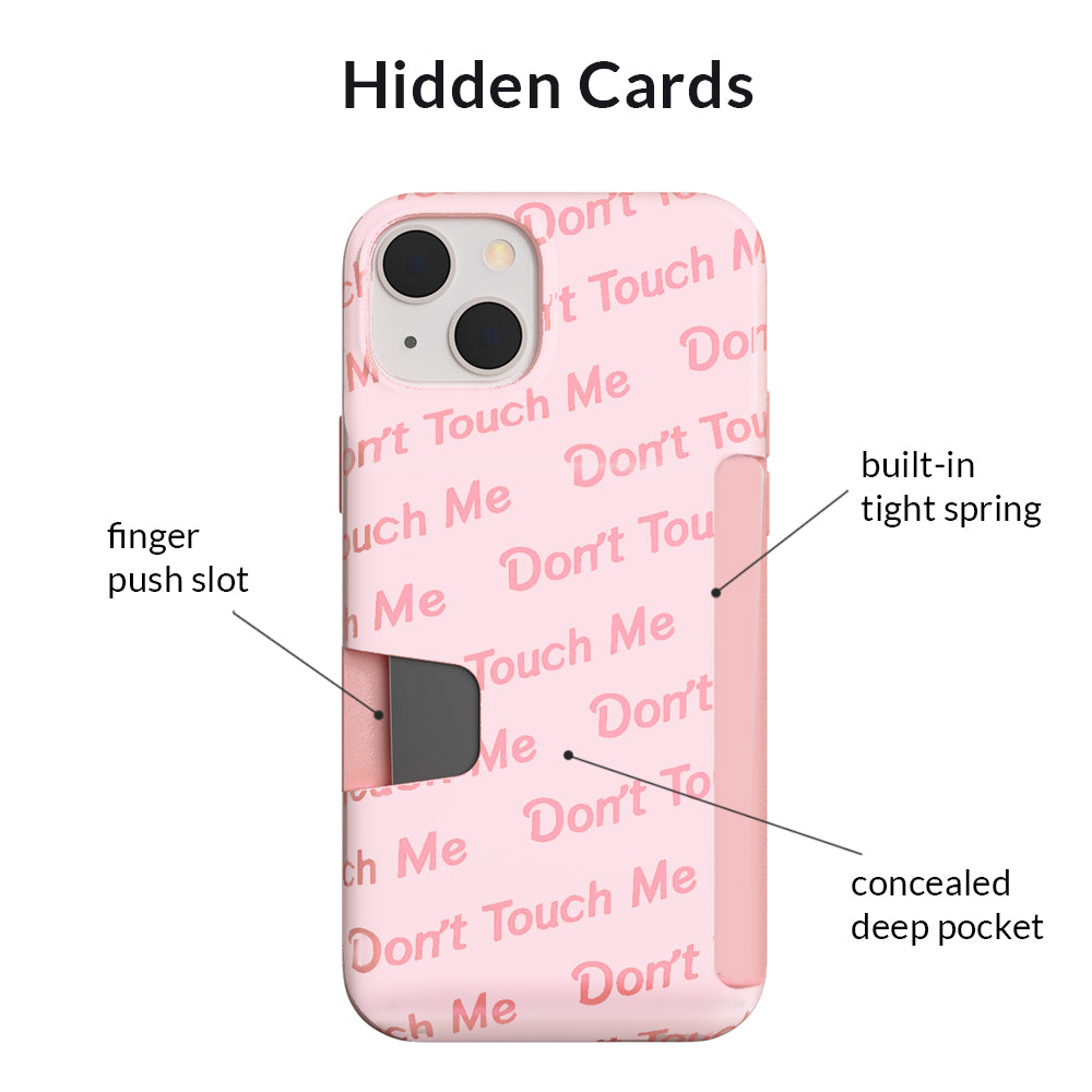 Don't Touch Me iPhone Wallet Case iPhone Xr
