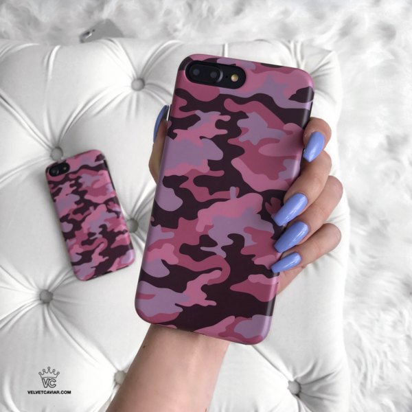 pink camo phone case Dusty Rose Camo iPhone Case iPhone 8 Plus
