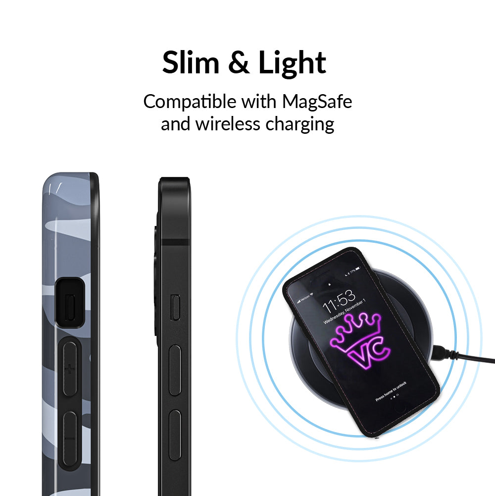 Gray Camo iPhone Case - Thumbnail 3