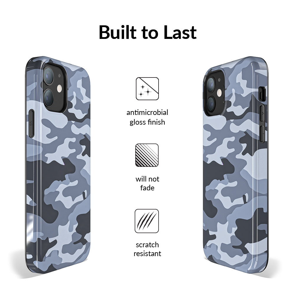 Gray Camo iPhone Case - Thumbnail 2