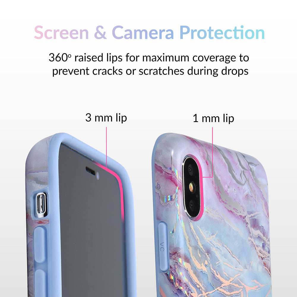 Holo Moonstone Marble iPhone Case