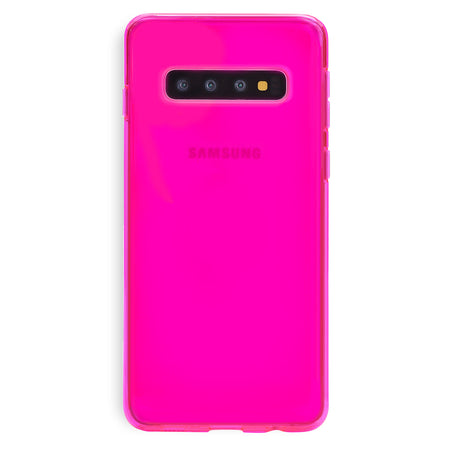Neon Pink Clear Samsung Case Neon Pink Clear Samsung Case