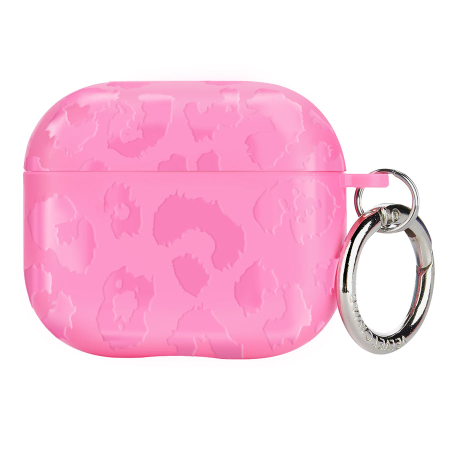 Hot Pink Leopard AirPod Case