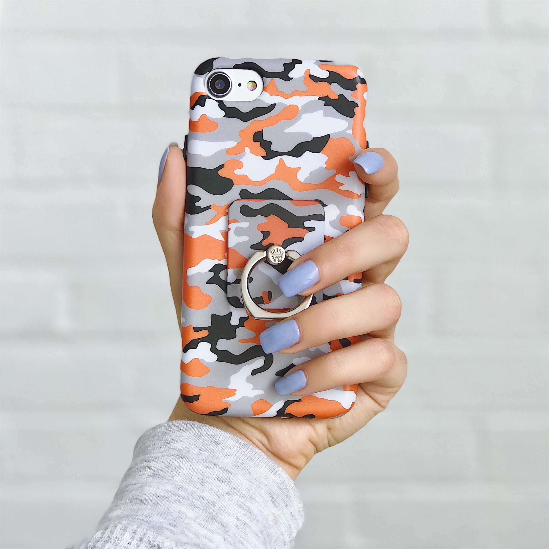 Orange Camo Phone Ring - Thumbnail 4