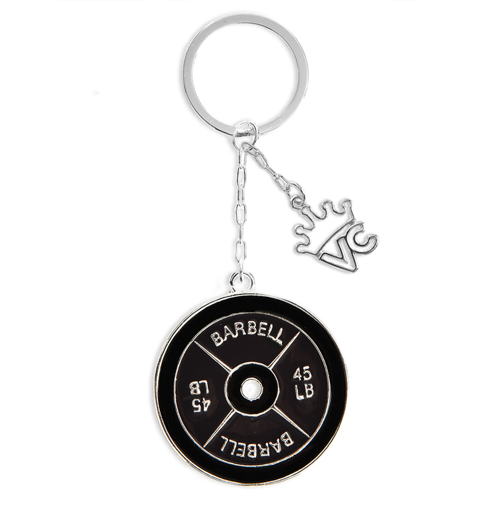 Barbell keychain hot sale