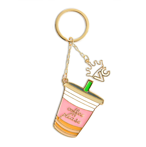 1PC Coffee Cup Keychain Coffe Is Like A Hug In A Mug Bag, Wallet  Accessories Decorative Ornament