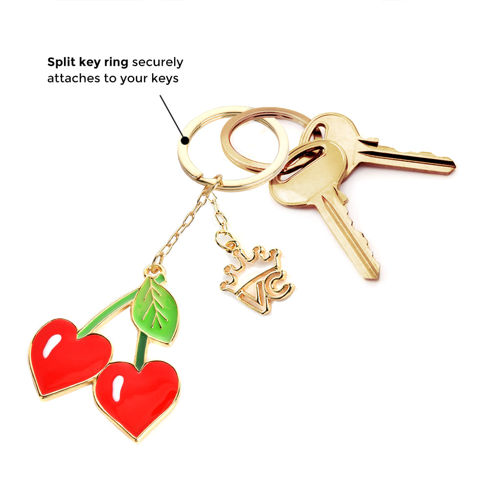 Cherries Keychain