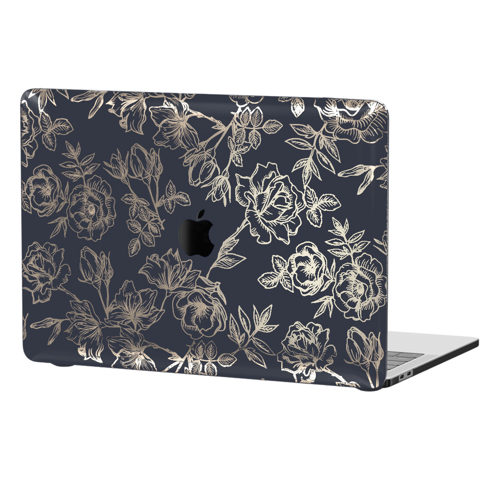 Floral Rose Gold MacBook Case 2.0 VelvetCaviar