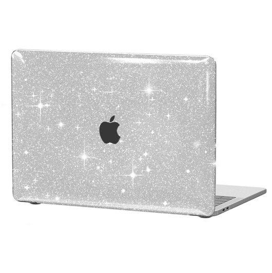 Clear Stardust Glitter MacBook Case –