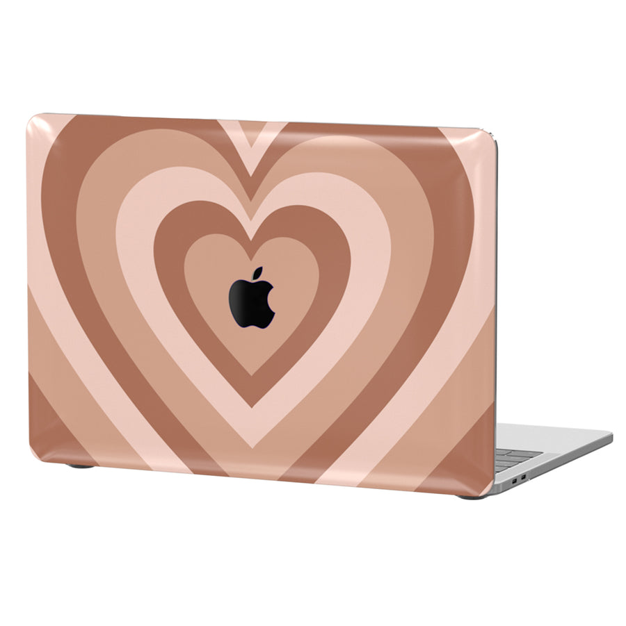 Nude Hearts MacBook Case