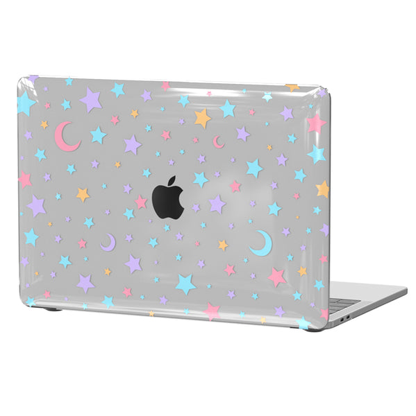 MacBook Air 13 A1932 Clear Starsandmoon Cute MacBook Case Velvet Caviar