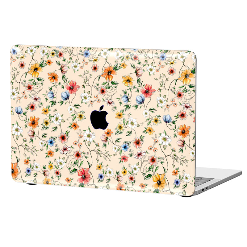 Nude Vintage Floral MacBook Case - Main Image
