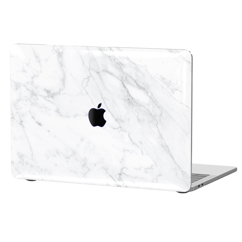White Marble MacBook Case