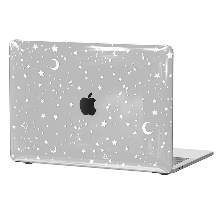 White Stars MacBook Case