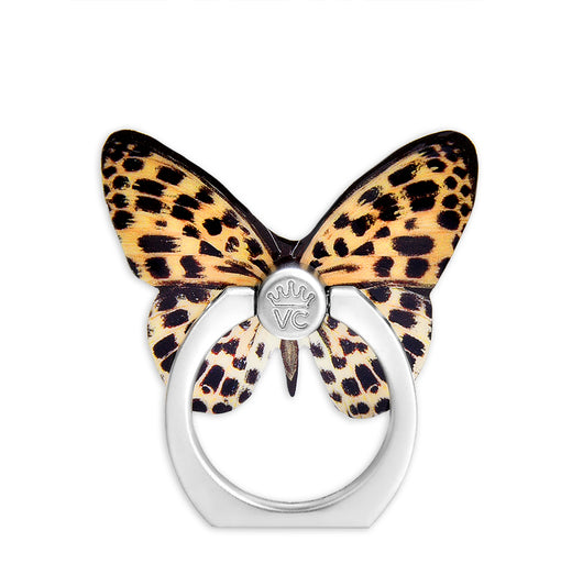 Leopard Butterfly Phone Ring