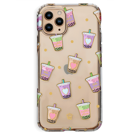 boba phone case Matcha Clear iPhone Case iPhone Xs Max