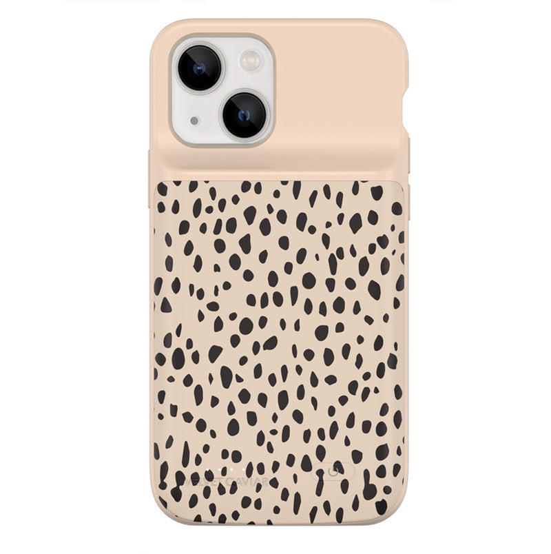 Spotted Cheetah iPhone Charging Case