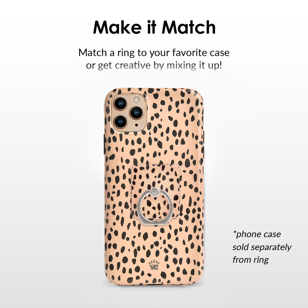 Spotted Nude Cheetah Phone Ring