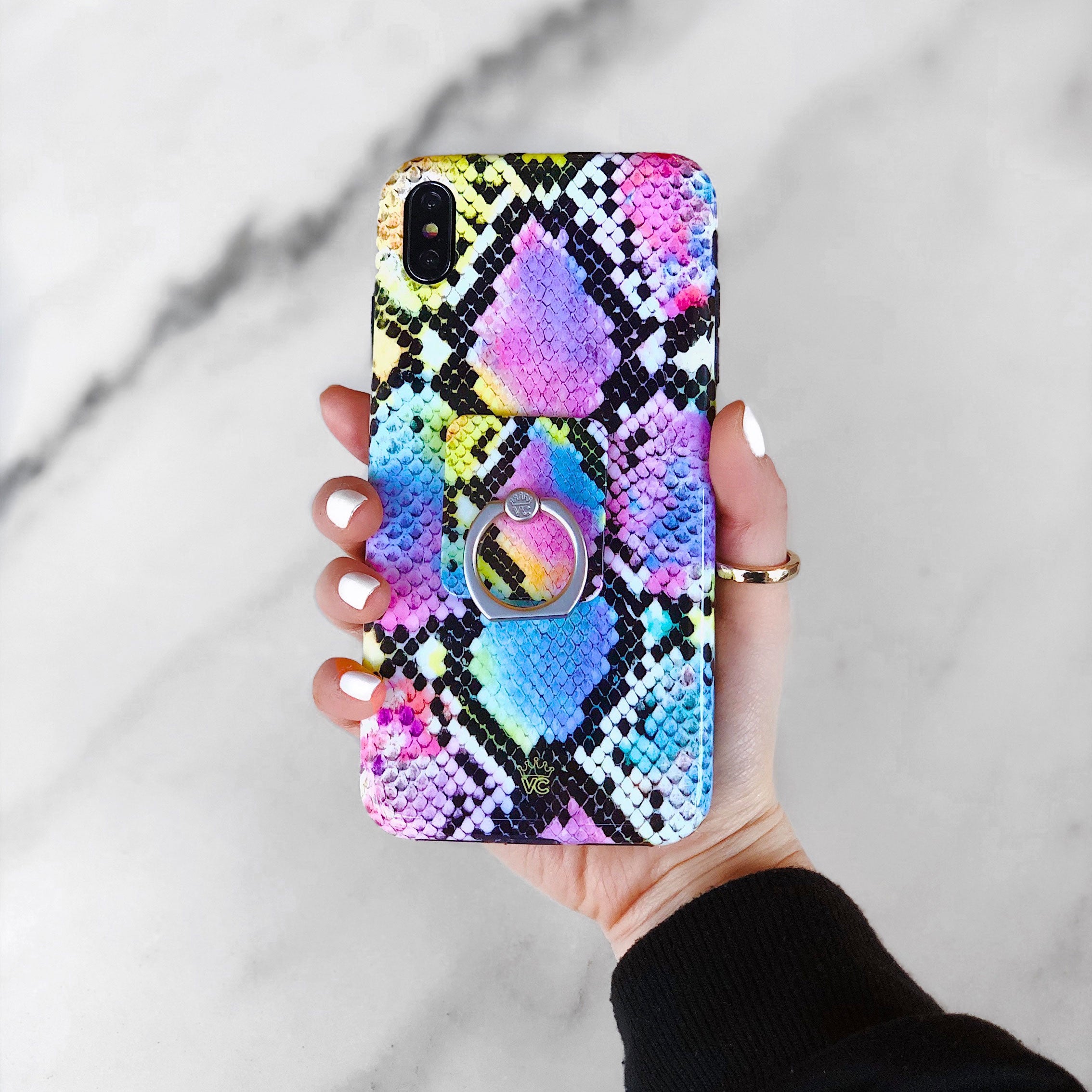 Neon Snakeskin Phone Ring - Thumbnail 2