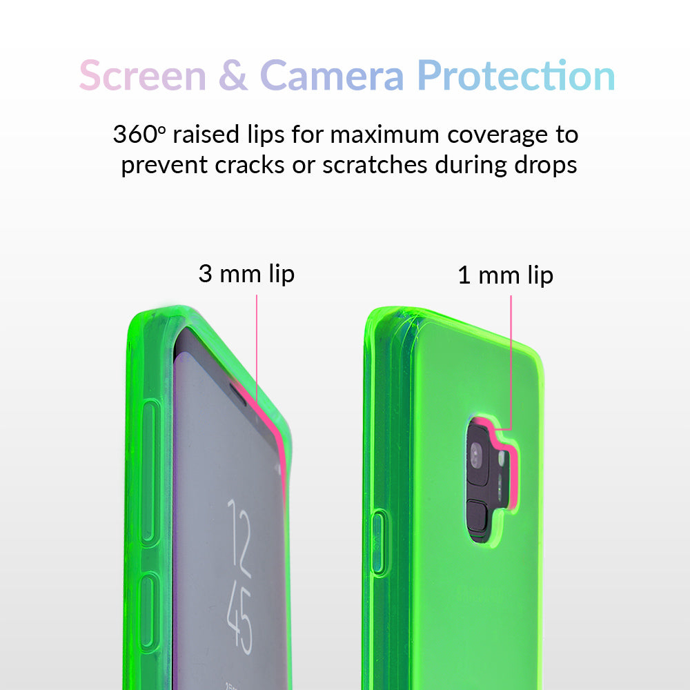Neon Green Clear Samsung Case Galaxy S20 Neon Green Clear Samsung Case Galaxy S20
