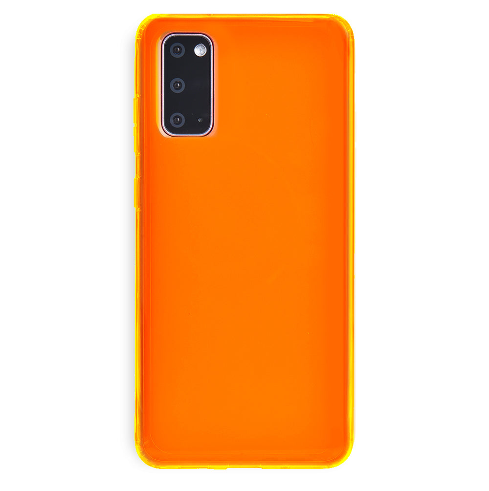 Neon Orange Clear Samsung Case Galaxy S20 Neon Orange Clear Samsung Case Galaxy S20