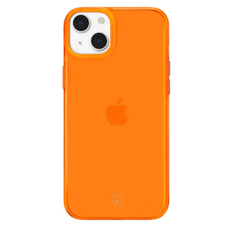 Neon Orange Clear iPhone Case iPhone 15 Pro