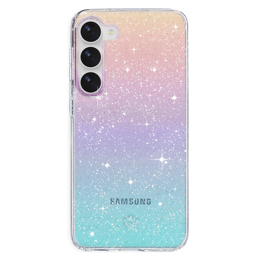 For Samsung Galaxy S23 S22 S21 A14/13 A32/53 Bling Glitter Girl Phone Case  Cover