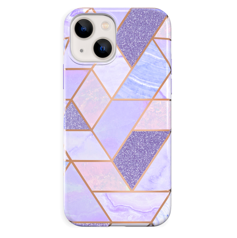 Geometric Marble iPhone Case –