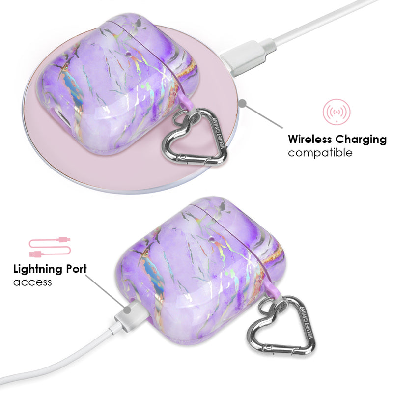 Purple Holo Moonstone AirPod Case