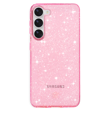 Pink Stardust Glitter Samsung Case Galaxy S23 Ultra