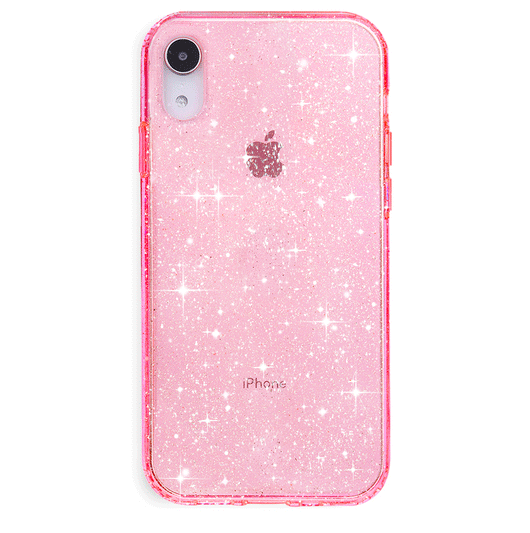 Pink Stardust Glitter iPhone Case VelvetCaviar