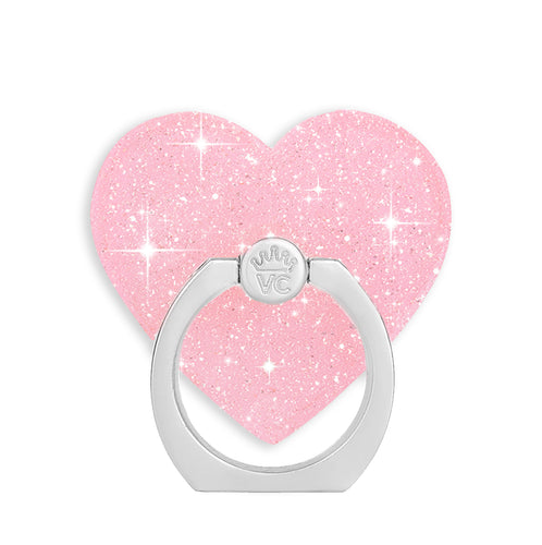 Pink Stardust Glitter Phone Ring
