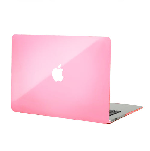 Clear Pink MacBook Case