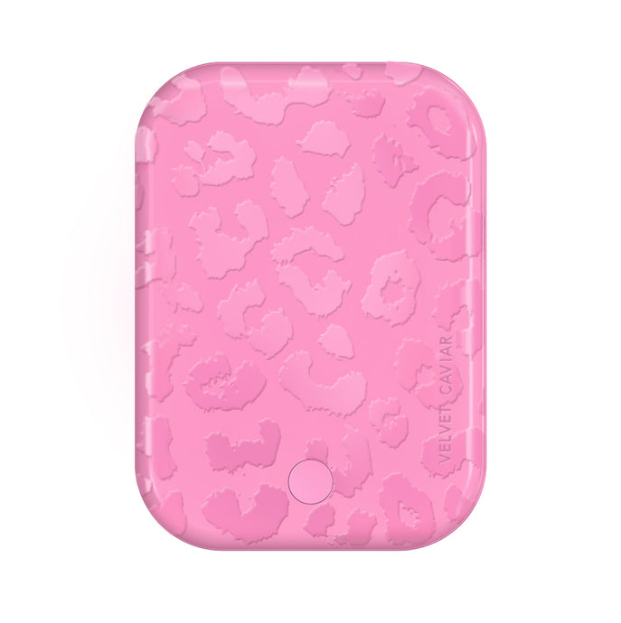 Hot Pink Leopard MagSafe Battery Power Pack