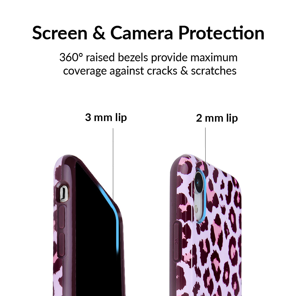 Purrfect Pink Leopard iPhone Case