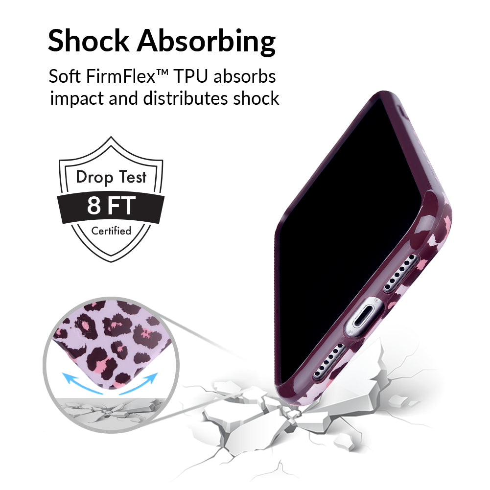 Purrfect Pink Leopard iPhone Case