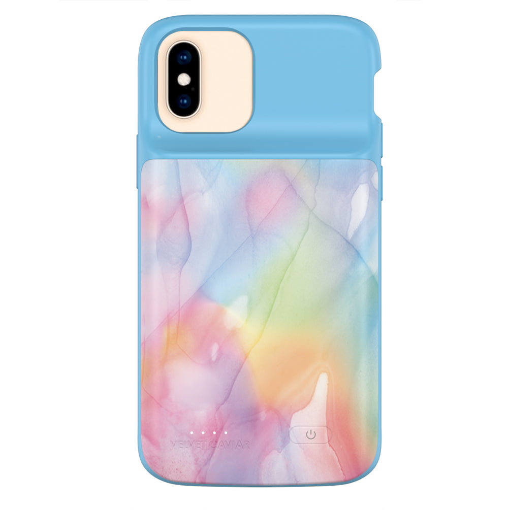 Pastel Tie Dye iPhone Charging Case iPhone Xs Max Pastel Tie Dye iPhone Charging Case iPhone Xs Max