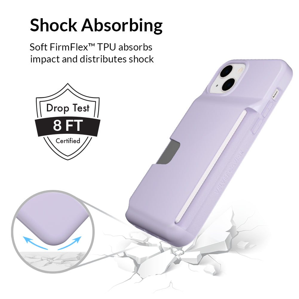 Light Purple iPhone Wallet Case - Thumbnail 5
