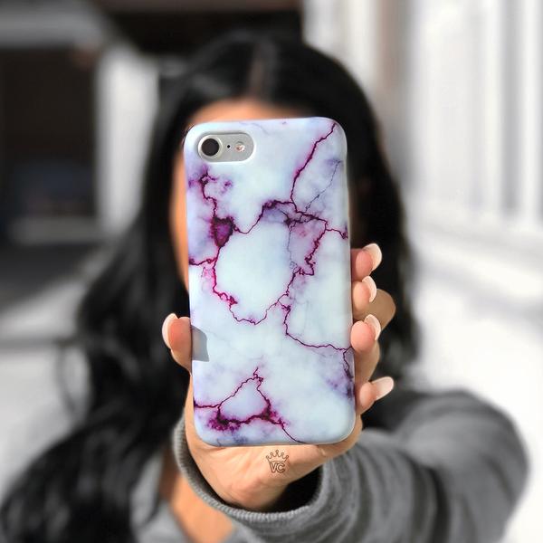 Purple Streak Marble iPhone Case – VelvetCaviar.com