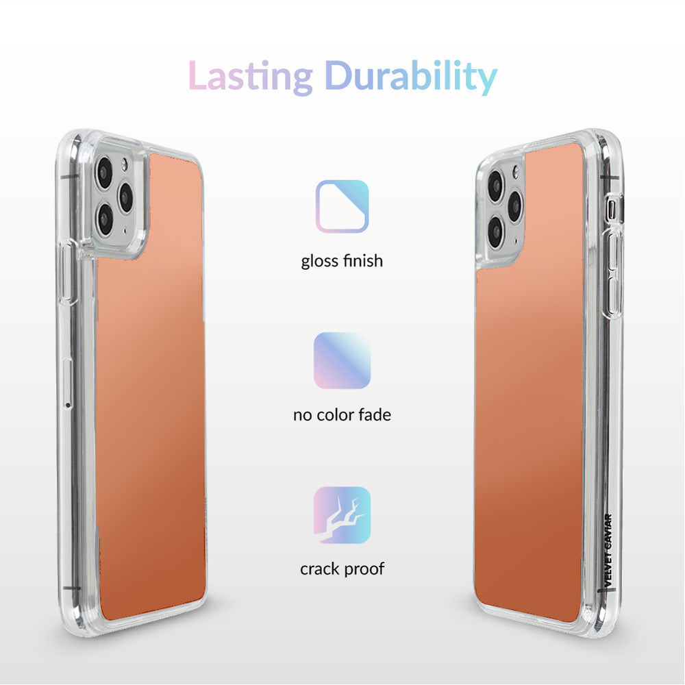 Rose Gold Reflective Mirror iPhone Case Rose Gold Reflective Mirror iPhone Case