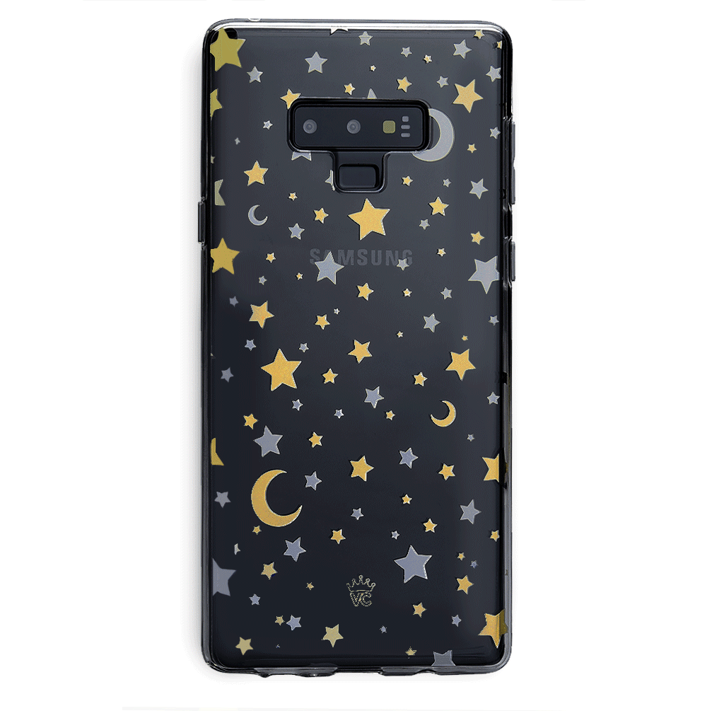 Samsung Galaxy S8 Clear Samsung-Starry-Night Cute Phone Case