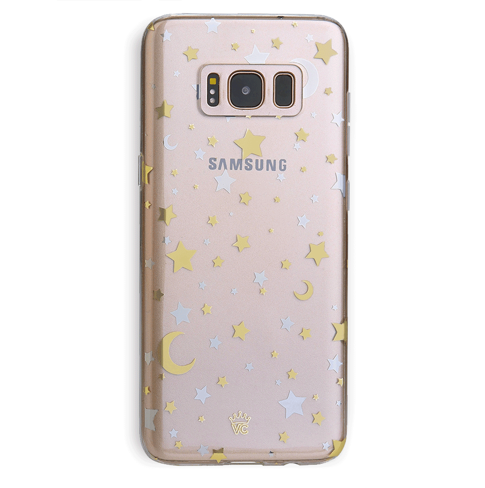Starry Night Clear Samsung Case - Thumbnail 2